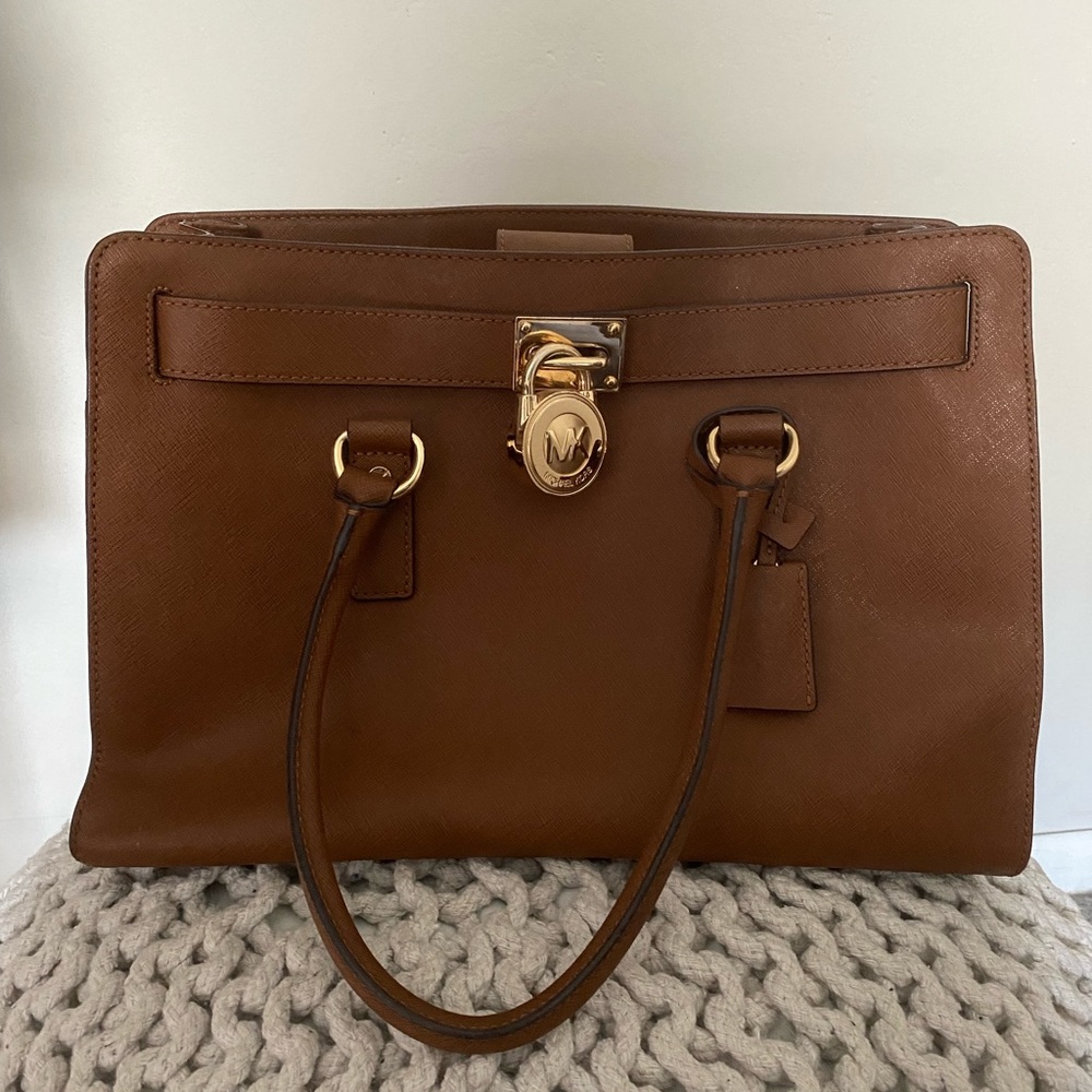 Michael Kors Brown Leather Tote